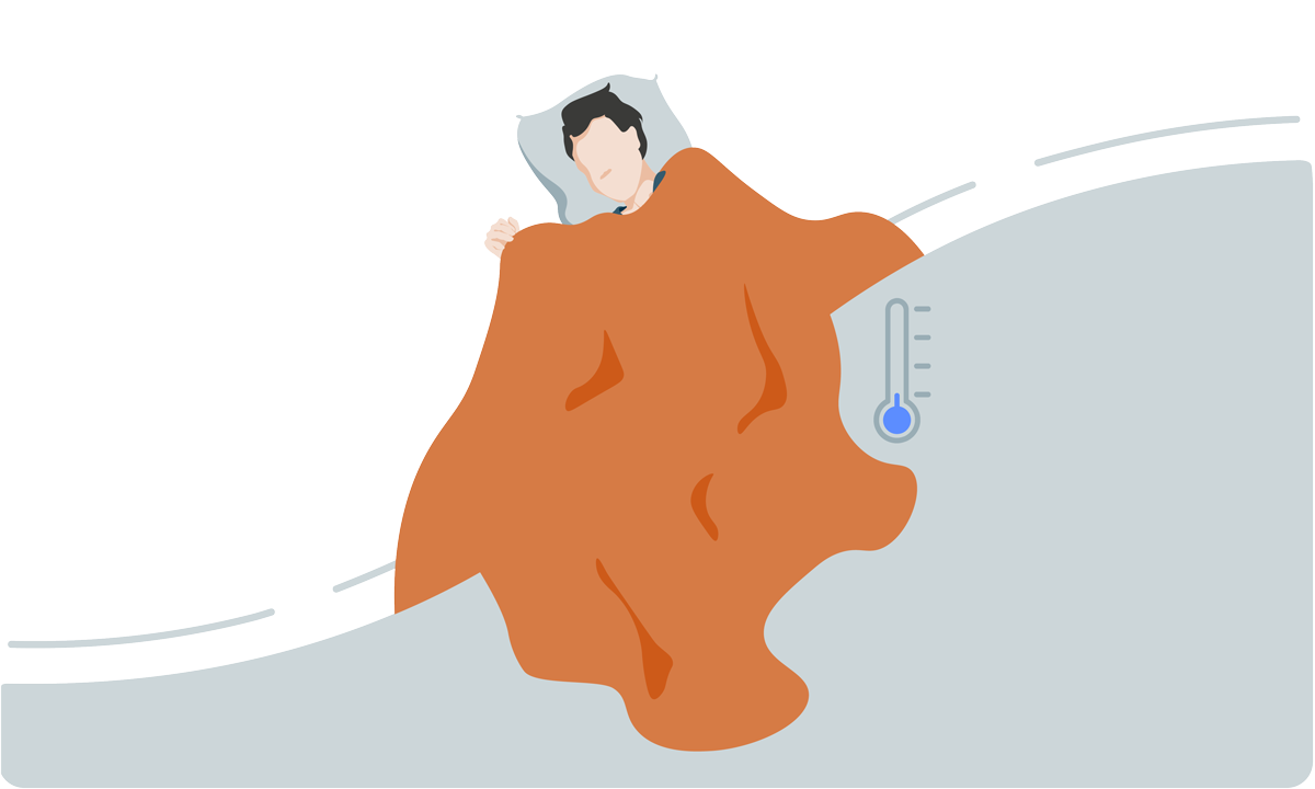 vaak koud in bed