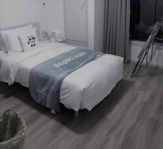 De slaapkamers van TeamNL in Beijing uitgerust met M line 
