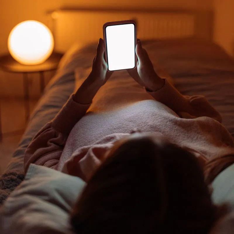 Het effect van blauw licht op je slaap