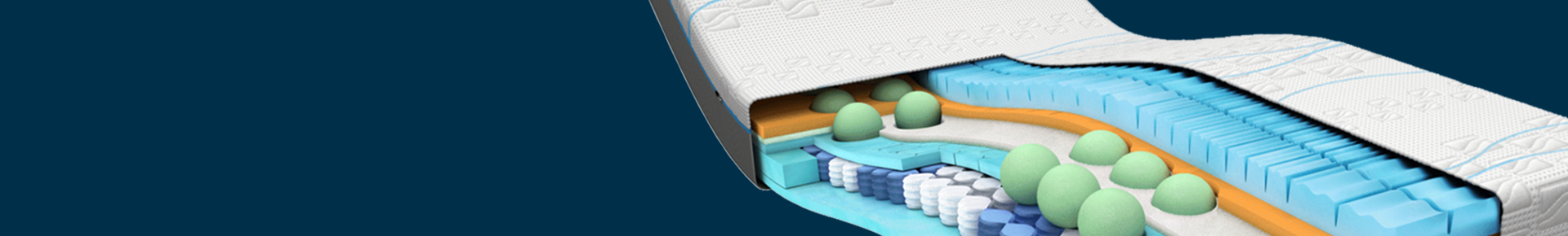 M line - Met een M line pocketveer matras kies je voor goede ondersteuning en een hoog slaapcomfort!